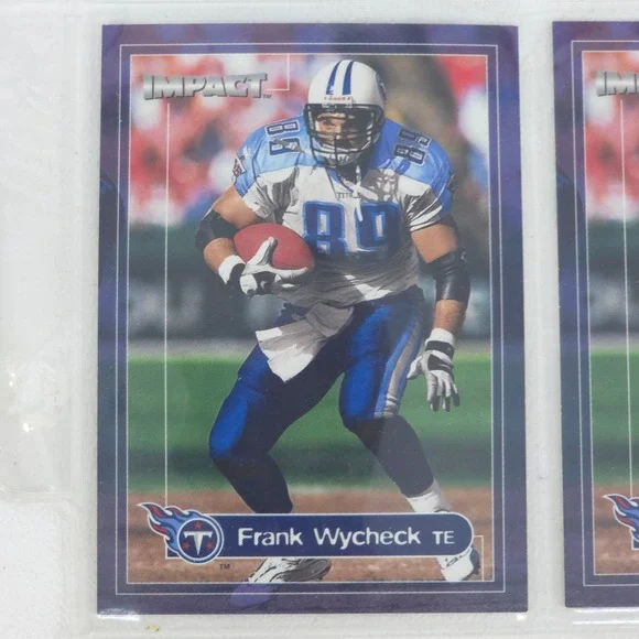 Frank Wycheck Football Card Lot Titans Autograph Inserts Chase Tennessee Vintage - Picture 12 of 16